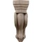 Ekena Millwork 3 3/8"W x 6 1/2"D x 10 1/2"H Boston Traditional Scroll Corbel, Walnut COR03X06X10TSWA - alternate 3